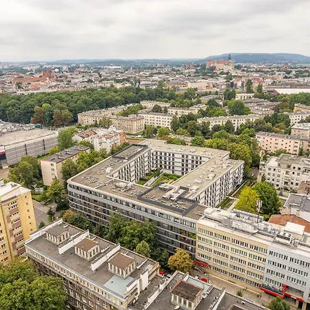 شقة Grzegorzki - Balcony, Ac, Shops&tram Nearby - By Rentujemy كراكوفيا